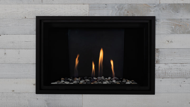 Montigo 34" DelRay Basic Square Direct Vent Gas Fireplace 15,000 BTU
