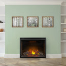 Napoleon Ascent 40 Inch Built-in Electric Non-reflective Fireplace 