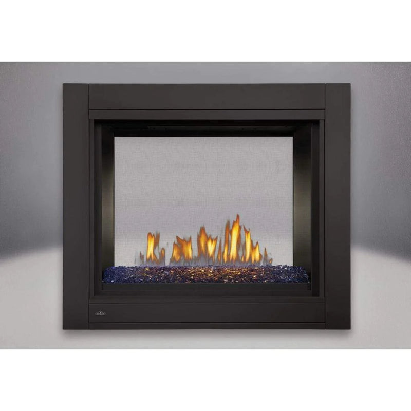 Napoleon Ascent 45" Multi-View Direct Vent See-Thru Gas Fireplace with Glass Bed