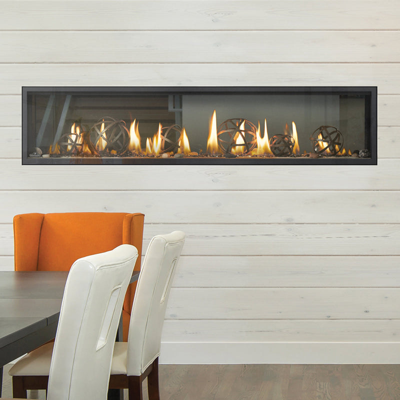 Napoleon Luxuria 50" Direct Vent Single Sided Linear Gas Fireplace, Electronic Ignition - LVX50NX-1