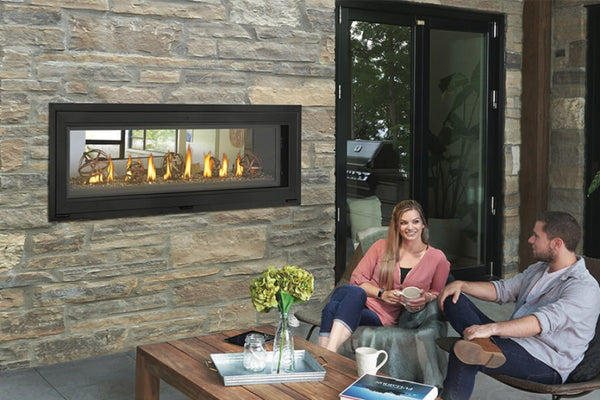Napoleon Luxuria 50" Direct Vent Single Sided Linear Gas Fireplace, Electronic Ignition - LVX50NX-1