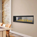 Napoleon Luxuria Series Modern 74 Inch Linear See-through Gas Fireplace