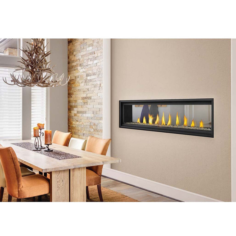 Napoleon Vector High Efficiency 50 Inch Direct Vent See-Through Linear Gas Fireplace