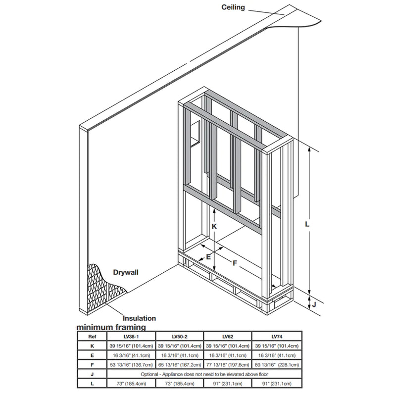 Napoleon Vector 62 Inch See-through High Efficiency Direct Vent Linear Gas Fireplace