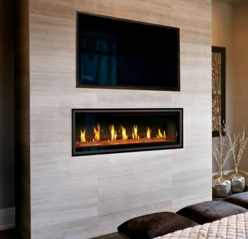 Napoleon Vector Series 74" Single Sided Gas Fireplace