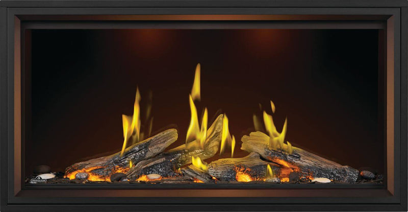 Napoleon Tall Vector 50" Linear Gas Fireplace TLV50LN with Luminous Logs