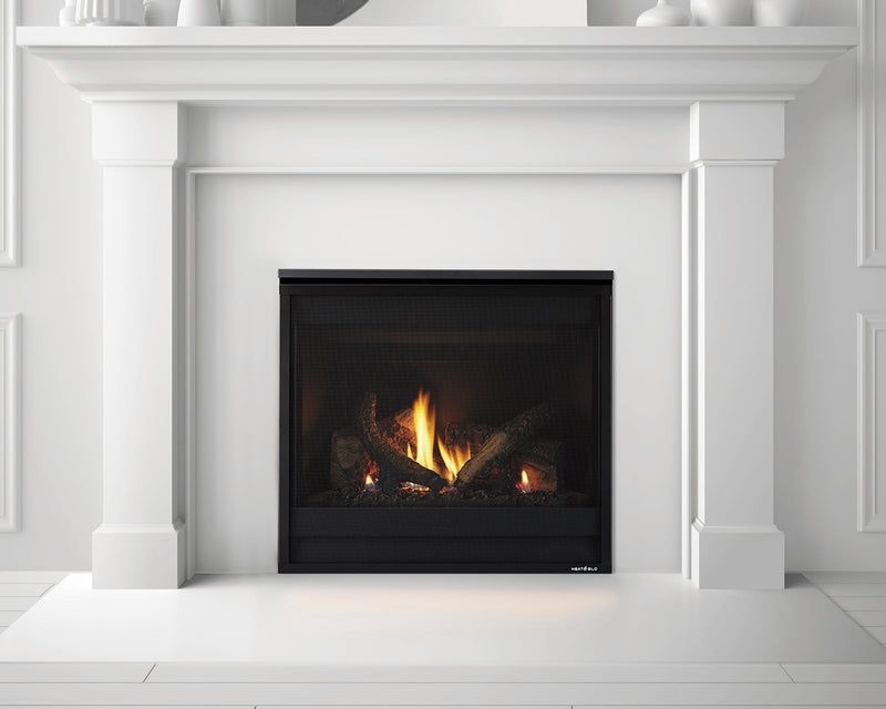 Heat & Glo SL-5 32" Direct Vent Gas Fireplace top/rear with IntelliFire Touch