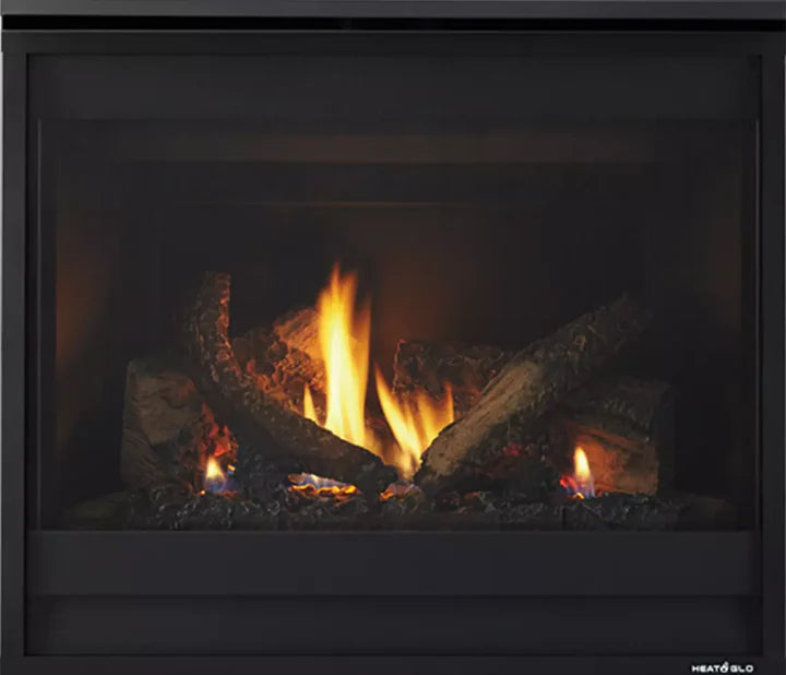 Heat & Glo SL-3X 28" Direct Vent Gas Fireplace top/rear Vent with IntelliFire Touch