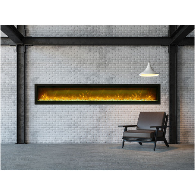 Amantii 100 Inch Symmetry 3.0 Built-in Modern Linear Outdoor Electric Fireplace