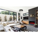 Amantii 34 Inch Symmetry 3.0 Built-in Modern Linear Outdoor Electric Fireplace