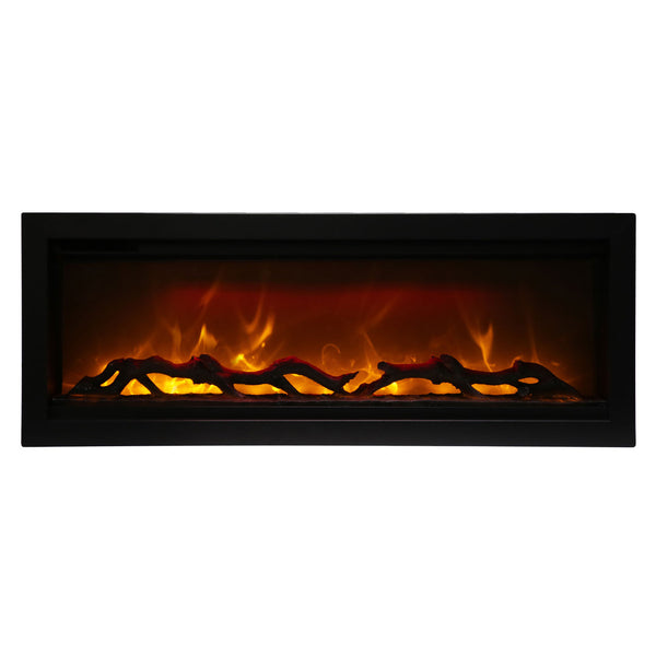 Amantii 50 Inch Symmetry 3.0 Built-in Modern Linear Outdoor Electric Fireplace