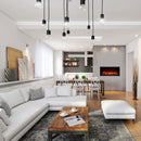 Amantii Symmetry SYM-42-XT Built in Smart Extra Tall Outdoor Electric Fireplace