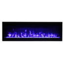 Amantii 34 Inch Symmetry 3.0 Built-in Modern Linear Outdoor Electric Fireplace