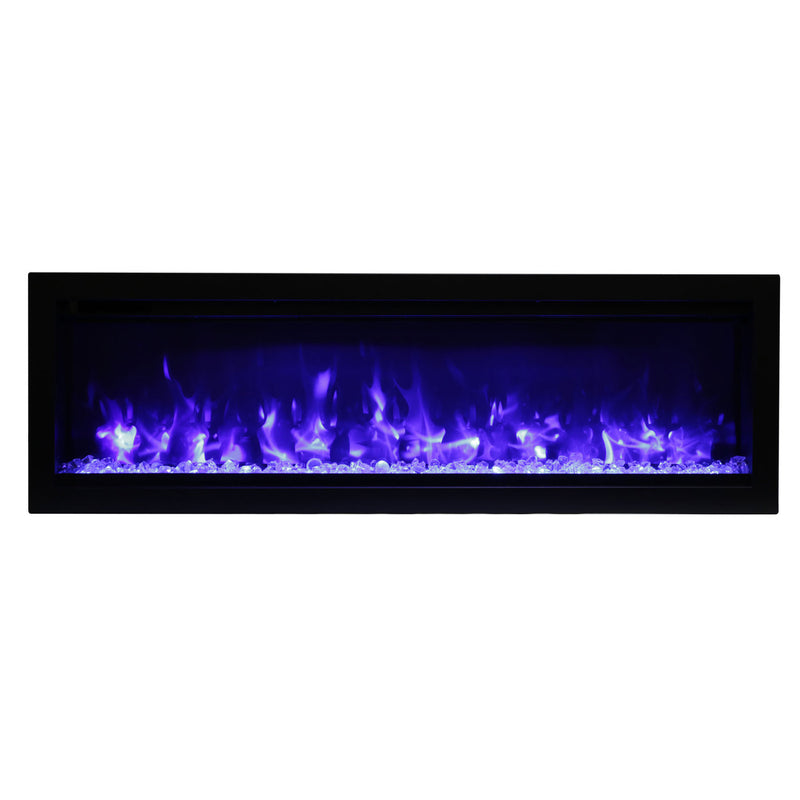 Amantii - 34" Symmetry 3.0 Built-in Smart WiFi Electric Fireplace