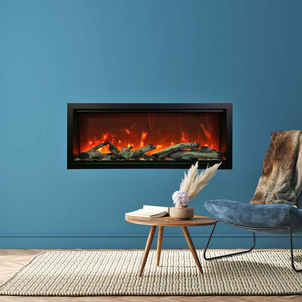 Amantii Symmetry Bespoke 60 Inch Extra Tall Indoor/Outdoor Electric Fireplace