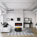 Amantii Symmetry SYM-50-XT Built in Smart Extra Tall Outdoor Electric Fireplace