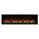 mantii Symmetry SYM-34-XT Built in Smart Extra Tall Outdoor Electric Fireplace