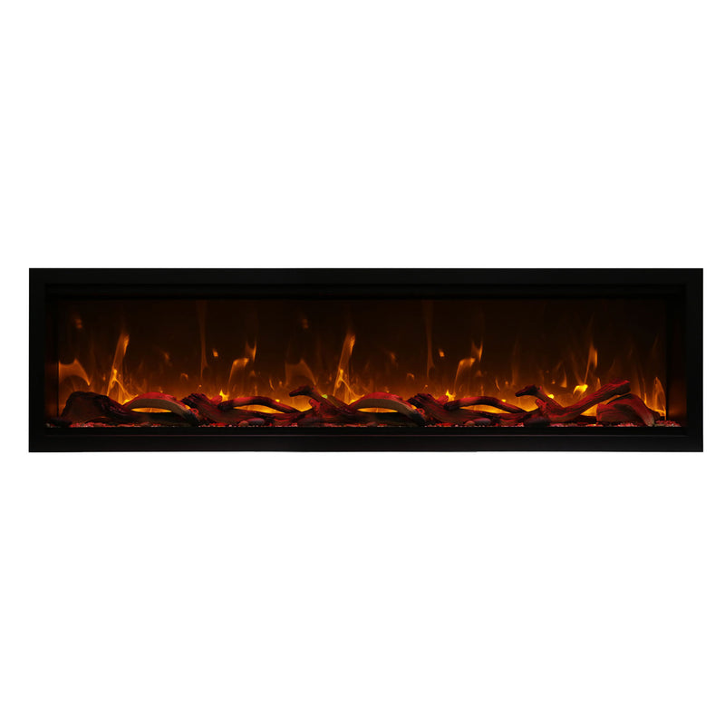 Amantii - 34" Symmetry Extra Tall Built-in Smart WiFi Electric Fireplace