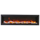 Amantii Symmetry Bespoke 50 Inch  Indoor or Outdoor Built-In Electric Fireplace