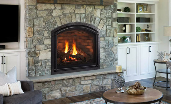 Heat & Glo Cerona 36" Direct Vent Gas Fireplace top Vent Arched Fireplace with IntelliFire Touch Ignition