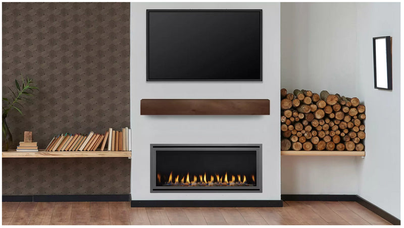 Heat & Glo MEZZO 60 top direct vent fireplace with IntelliFire Touch Ignition (Natural Gas)