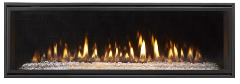 Heat & Glo MEZZO 60 top direct vent fireplace with IntelliFire Touch Ignition (Natural Gas)