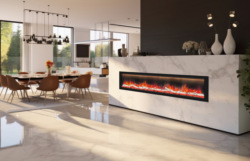 Astria Sentry - 45 inch Electric Fireplaces, Radiant, Front View