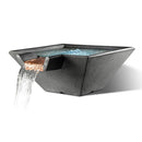Slick Rock Concrete 22" Cascade Square Water Bowl