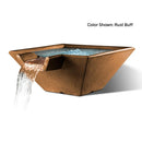 Slick Rock Concrete 29" Cascade Square Water Bowl