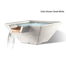 Slick Rock Concrete 29" Cascade Square Water Bowl