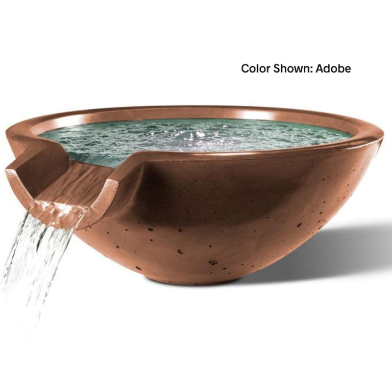 Slick Rock Concrete 30" Camber Round Water Bowl