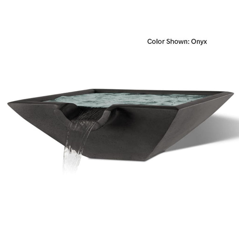 Slick Rock Concrete 30" Camber Square Water Bowl