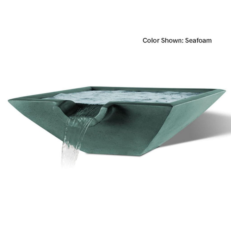 Slick Rock Concrete 30" Camber Square Water Bowl