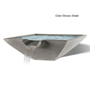 Slick Rock Concrete 30" Camber Square Water Bowl