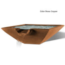 Slick Rock Concrete 30" Camber Square Water Bowl