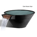 Slick Rock Concrete 34" Cascade Conical Water Bowl