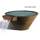 Slick Rock Concrete 34" Cascade Conical Water Bowl