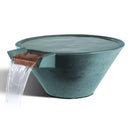 Slick Rock Concrete 34" Cascade Conical Water Bowl