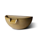 Slick Rock Concrete 36" Spill Half Water Bowl