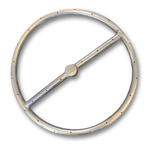 Slick Rock Concrete Oasis 60" Copper Oval Natural Gas Fire Bowl With Match Lit Ignition Burner