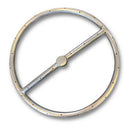 Slick Rock Concrete Oasis 60" Denim Oval Propane Gas Fire Bowl With Match Lit Ignition Burner