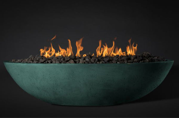 Slick Rock Concrete Oasis 60" Seafoam Oval Fire Bowl Only