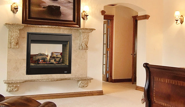 Superior BRT40ST See-Through Gas Fireplace