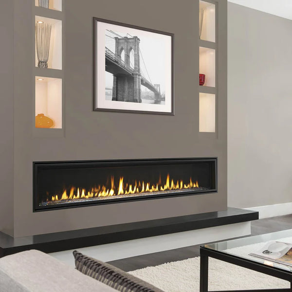 Superior DRL6084 Direct Vent Contemporary Linear Gas Fireplace 84"