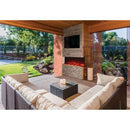 Amantii 60 Inch Tru-View XL Deep Built-In Indoor Outdoor 3 Three Sided Electric Fireplace