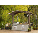 The Outdoor GreatRoom Company 10-Foot Sonoma Mini Arched Wood Pergola