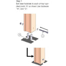 The Outdoor GreatRoom Company 12' x 12' Sonoma Arched Wood Pergola with Redwood Finish

