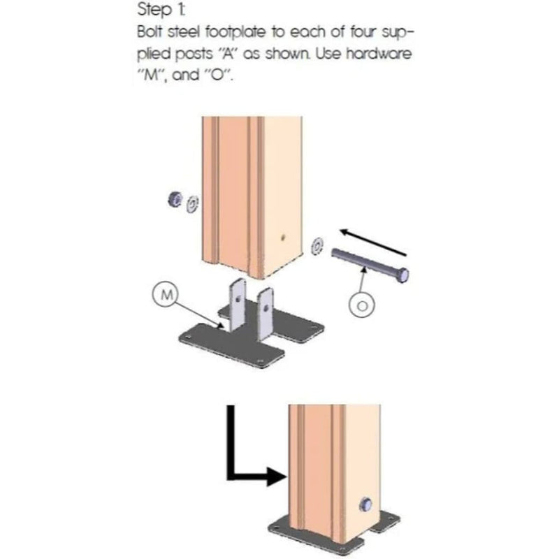 The Outdoor GreatRoom Company 12' x 12' Sonoma Arched Wood Pergola with Redwood Finish

