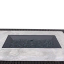 The Outdoor GreatRoom Company 12" x 24" Grey Tempered Glass Burner Cover for Fire Tables