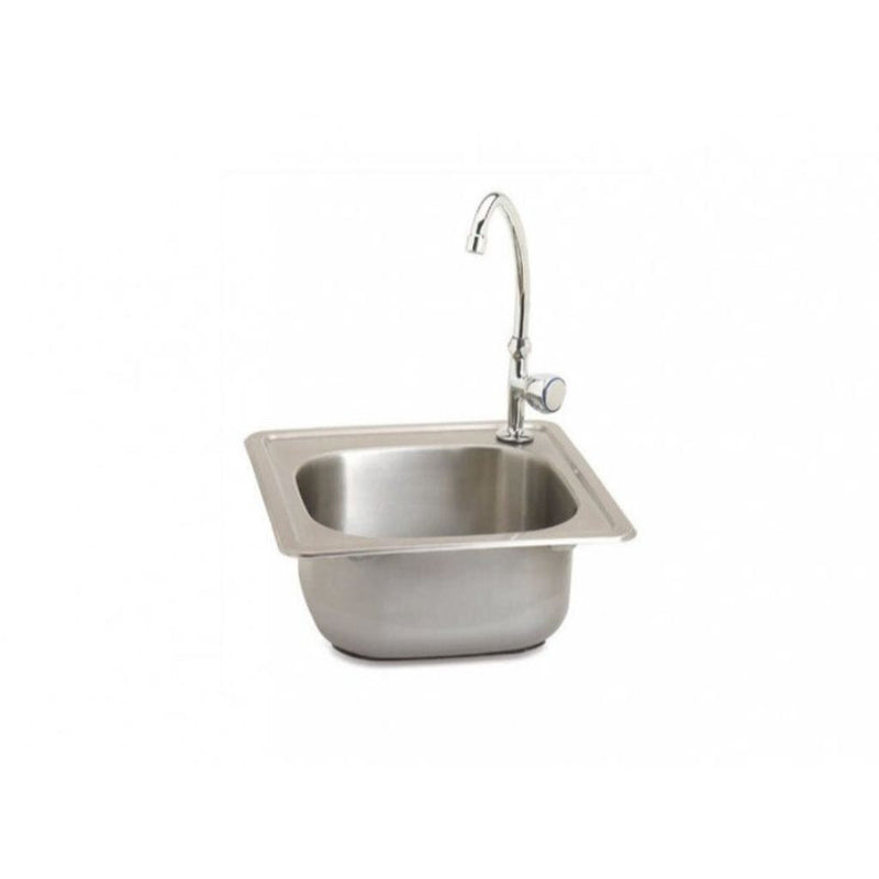 The Outdoor GreatRoom Company Stainless Steel 14" Sink with Single Faucet